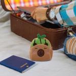 Kinder-Geldbörse, Capybara-Thema, Cartoon-Geldbörse, interaktives Haustierspielzeug und Crossbody-Kindergeldbörse, Kleinkind-Geldbörse, Grün , Ultraweich