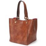 Dames hengseltassen leer grote capaciteit shopper tas student schooltas werk handtas voor dames schoudertassen zachte schoudertas, Mud-d