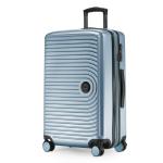 Hauptstadtkoffer Rolkoffer, middelgroot/groot, harde schaal van ABS, 4 rubberen zwenkwielen, voldoet aan TSA-eisen Mitte, blauw
