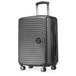 HAUPTSTADTKOFFER Midden grote harde koffer, TSA, 4 wielen, check-in bagage met 8 cm volumevergroting, 77 cm, 130 liter, grafiet, grafietgrijs, kofferset