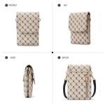 Crossbody Tas Voor Vrouwen Lederen Kleine Crossbody Portemonnee Mobiele Telefoon Portemonnee Portemonnees Moeten Tas, 02-abrikoos, Small