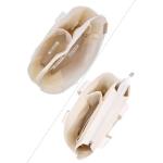 Middelgrote handtas voor dames, canvas, tas, schoudertas, shopper voor boeken, dagelijks gebruik, werk, beige, M(33cmx30cmx16cm)