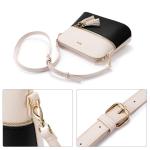 Handtas Dames Shopper Schoudertas Dames Handbags Set Women Grote Damestas Handtassen 3-Delige Set, Beige Zwart