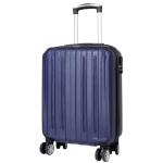 Trendyshop365 Koffer-Set 3-teilig Hartschale Dallas 4 Räder Zahlenschloss Blau