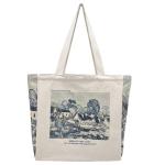 Canvas Tote Bag Esthetisch - Tote tas met ritssluiting en binnenvak door schouder Tote tassen voor vrouwen winkelen en reizen - Waardering cadeau voor leraar bruidsmeisje vriendsch