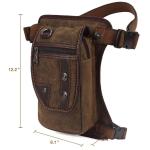 KAUKKO Canvas Tactical Vintage Borsttas Tactical Schoudertas