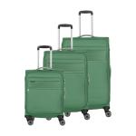 Travelite Kofferset 4 teilig Weichschale 4 Rollen