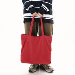 Uniseks schoudertas voor dames, tote bag, corduroy tas, grote schoudertas, shopper, handtas, casual, crossbody tas voor school, universiteit, kantoor, werk, reizen, uitstapjes, win