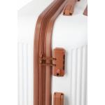 Travelite Koffer met 4 wielen, 3-delig, maten L/M/S, bagage serie Bali: ABS hardshell trolleys, cognac, Trolley met harde schaal L/M/S