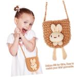 VALICLUD 5 stuks wollen tas, portemonnee voor kinderen, haas, portemonnee voor kinderen, kawaii, schouder voor meisjes, carteras para haastas voor meisjes, konijntje, schoudertas v