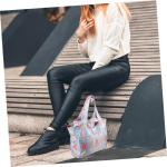 GALPADA 2 stuks schoudertas met grote inhoud casual handtas esthetische draagtassen herbruikbare boodschappentassen schattige boodschappentas voor vrouwen schoudertas Oxford-stof