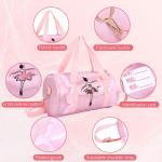 Duokon ballet, prinses, dans, tas, schoudertassen, schoudertassen, kind, ballerina, kinderen, ballet, pailletten, dans, handtas