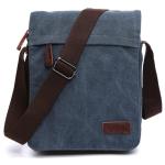 Outreo Heren-schoudertas, retro, schoudertas, vintage, aktetas, van canvas, boodschappentas, voor school, laptop, vrije tijd, beurs, handtas