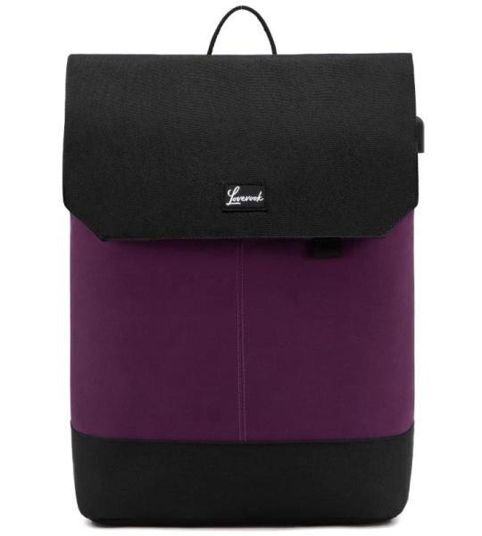 Rugzak, voor dames, meisjes en tieners, met laptopvak voor 15,6 inch laptop, schoolrugzak, met USB-oplaadpoort, waterdicht, dagrugzak, elegant, voor school, universiteit, reizen, w