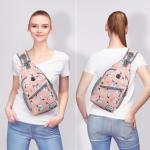 ZOMAKE Borstzak Sling Bag voor heren, diefstalbestendig, crossbody tas voor mannen en vrouwen, schoudertas voor outdoor, fietsen, reizen, wandelen