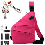 Gipfelfreund Anti-diefstal tas, Gipfelfreund Anti-diefstal schoudertas, borsttas, voor dames en heren