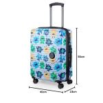 HAUPTSTADTKOFFER - Mitte - Handgepäck, 2,9 kg kinderleicht, TSA, Hartschalenkoffer, Trolley 4. Rollen, Handgepäck 55 cm, 42 Liter, Motiv Koffer, MONSTERS