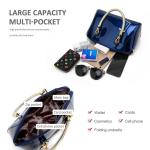 Modieuze handtassen dames lakleer handtas elegante schoudertas vrouwen schoudertas waterdichte damestas bruiloft clutch portemonnee winkelen party, Rosé, Large, Unieke