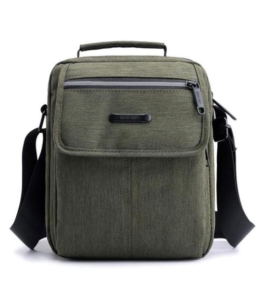 CHDWEY Umhängetaschen für Herren Mode Männer Handtasche Mann Schulter Messenger Bags Hohe Qualität Oxford Casual Bag Business Männliche Crossbody Taschen(Green)