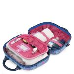 SKPAT - Große Reisetasche für Kinder mit Polycarbonatdruck. Toilettentasche. Bequem, widerstandsfähig und leicht. Mit Spiegel 131435, Farbe Blau