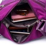 Nylon schoudertas, Multi Pocket Grotere Capaciteit Handtas, Casual Crossbody Handtas voor Vrouwen, Waterdichte Nylon Schouder Handtassen, Messenger Bag, Anti-Diefstal Tote Bag, mar