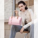 Modieuze handtassen dames lakleer handtas elegante schoudertas vrouwen schoudertas waterdichte damestas bruiloft clutch portemonnee winkelen party, roze, Large, Unieke