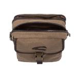 , Journey Schoudertas voor heren, zand, 21,5x11x26 cm, Schoudertas