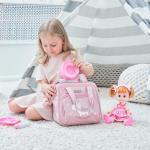 Bebamour Eenhoornpop luiertas met pop wikkelmat dragen pop accessoires mode kinderen meisjes babytas
