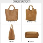 JINMANXUE Unisex Fashion Woven Bag Damen-Tragetasche