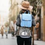 callmo Elegante rugzak voor dames, schoudertas, casual, waterdichte schooltas, dagrugzak, kleine meisjes, schooltas, handtas, leer, elegante dagrugzak voor meisjes