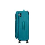 American Tourister Pulsonic - Spinner L, Erweiterbar Koffer, 81 cm, 113/122 L, Türkis (Stone Teal)