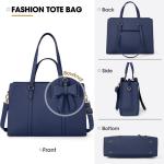 Handtas voor dames, shopper, grote zwarte tas voor dames, laptoptas, voor 15,6 inch (ca. 39,6 cm), PU-leer, schoudertas, werktas voor zakelijk, werk of school, geel en bruin.