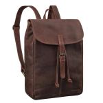 STILORD Tracy' Vintage damesrugzak, leer, groot, 14 inch laptop, rugzak, anti-diefstal, voor werk, school, universiteit, vrije tijd