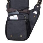 KAUKKO Canvas Tactical Vintage Borsttas Tactical Schoudertas