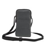 Heren mobiele telefoon heuptas verticaal mobiele telefoon schoudertas met portemonnee, 6,9 inch mobiele telefoon schoudertas holster portefeuille telefoonhoes met riemclip buiktas 