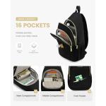 Borstzak voor dames, kleine slingbag, rugzak, anti-diefstal schoudertas, crossbody bag, schouderrugzakken voor heren, voor reizen, universiteit, wandelen, zwart