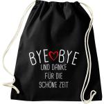 Shirtinstyle Gymtas, bye bye en dank voor de mooie tijd, opvoeder, leraar, leraren, gymtas, tas, schooltas, kleuterschool