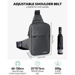 Schoudertas Crossbody Borsttas Schoudertas: Sling Bag Tas Heren Kleine Handtas Crossover Crossbag Schouder Mannen Mobiele Telefoon Buik Sport Wandelen