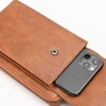CHDWEY Umhängetaschen für Herren Fashion Ladies Small Crossbody Messenger Bags Women Shoulder Bag Wallet Mini PU Leather Card Holder Female Purse