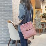 RYTEJFES Schoudertassen voor dames met veel vakken, modieuze tas, groot, zwart, casual, handtas, schoudertas, blauw, handtassen, hengseltassen voor kantoor, school, winkelen, reize