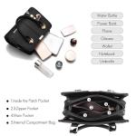 Elegante dameshandtas, schoudertassen, rugzakken, reistas, boodschappentas, shopper, messenger tassen, waterdichte tas, PU-leer, Wit B, L, Elegant, elegant