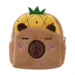 Kinder-Geldbörse, Capybara-Thema, Cartoon-Geldbörse, interaktives Haustierspielzeug und Crossbody-Kindergeldbörse, Kleinkind-Geldbörse, gelb, Ultraweich
