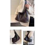 CXINLky Schoudertas voor dames, PU-leer, kleine draagtas, schoudertas, zachte hobo handtassen, effen tas, handtas, schoudertas voor vrouwen