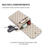 Crossbody Tas Voor Vrouwen Lederen Kleine Crossbody Portemonnee Mobiele Telefoon Portemonnee Portemonnees Moeten Tas, 02-abrikoos, Small