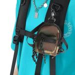 Yajimsa Kleine schoudertas voor mannen - schoudertas heren mobiele telefoon Messenger Bag herentas Shulder Bag lederen borstzak
