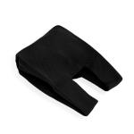 Vrouwen Handvat Tassen Polsbandjes Effen Kleur Gift Bag Cross-Body Gebreide Mouw Knoop Tas Kleine Leuke Draagbare Portemonnee Opvouwbare Tote, Zwart, Effen zwart