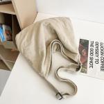 Schoudertas voor dames, handtas, corduroy tassen, grote shopper, tote bag, schoudertas, casual crossbody tas voor school, universiteit, kantoor, werk, reizen, uitstapjes, winkelen,