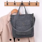 RYTEJFES Schoudertassen voor dames met veel vakken, modieuze tas, groot, zwart, casual, handtas, schoudertas, blauw, handtassen, hengseltassen voor kantoor, school, winkelen, reize