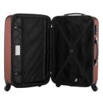 HAUPTSTADTKOFFER Alex Handbagage, 55 x 38 x 23 cm, TSA, 4 wielen, 42 liter, reiskoffer, hardshellkoffer, rolkoffer, boordbagagekoffer, bruin, kofferset