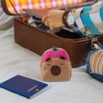Kinder-Geldbörse, Capybara-Thema, Cartoon-Geldbörse, interaktives Haustierspielzeug und Crossbody-Kindergeldbörse, Kleinkind-Geldbörse, Pink, Ultraweich